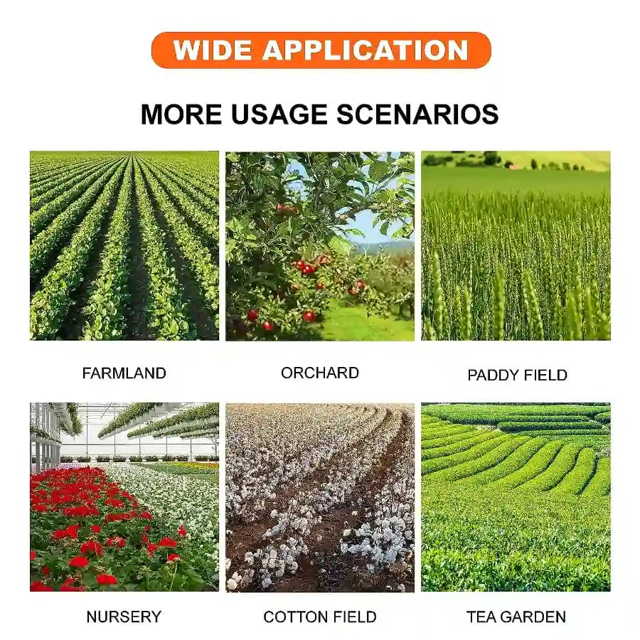 Neptune Model-608 Knapsack Power Sprayer, 2-Stroke 26CC Petrol Engine, 16L Tank, 2 Types Spray Guns Included, Ideal for Farming, Agriculture & Garden - Image 9