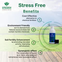 Utkarsh Stress Free Anti-Stress Solution Bio-Stimulant, Combination Of Humic Acid, Fulvic Acid, Best Amino Acids And Seaweeds 3