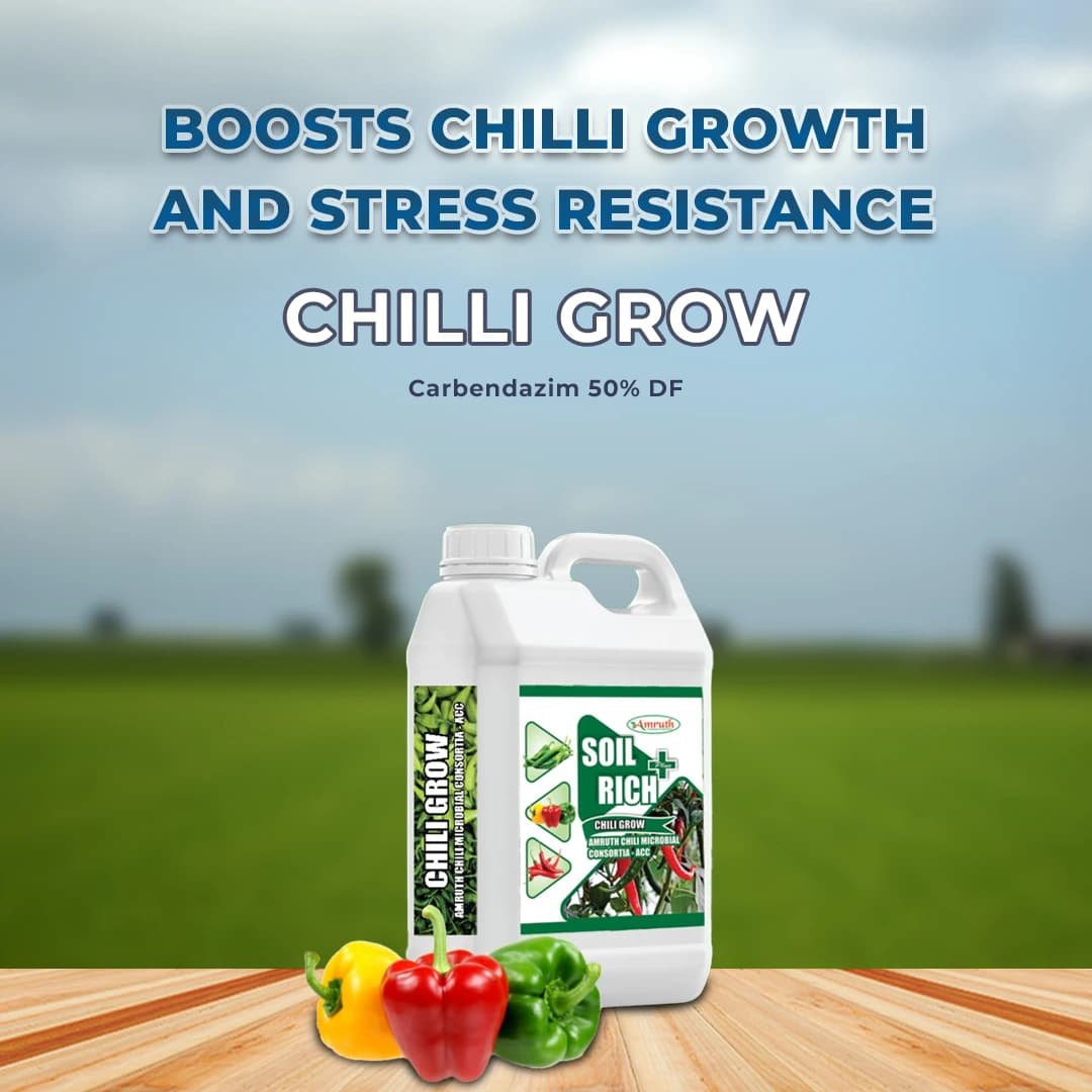 CHILLI GROW Amruth Chilli Microbial Consortia-ACC, Chili Special, Best For Plant Development - Image 2