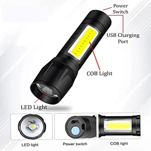 Mini Rechargeable LED Torch Light - Image 3