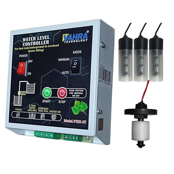 Vahra Fully Automatic Water Level Controller For Single or Dual Tank With Carbon & Magnetic Sensors - Image 11