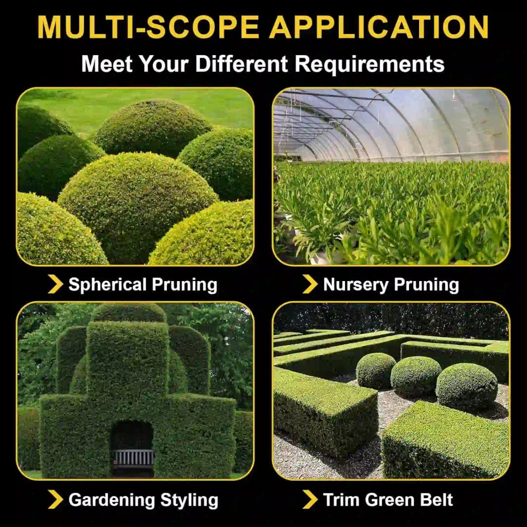 Neptune HT-600 Hedge Trimmer, Powerful 2 Stroke, 26CC Petrol Engine, 24 Dual Serrated Blade, 7500 RPM, 1 Cutting Diameter, Anti-Vibration System - Image 8