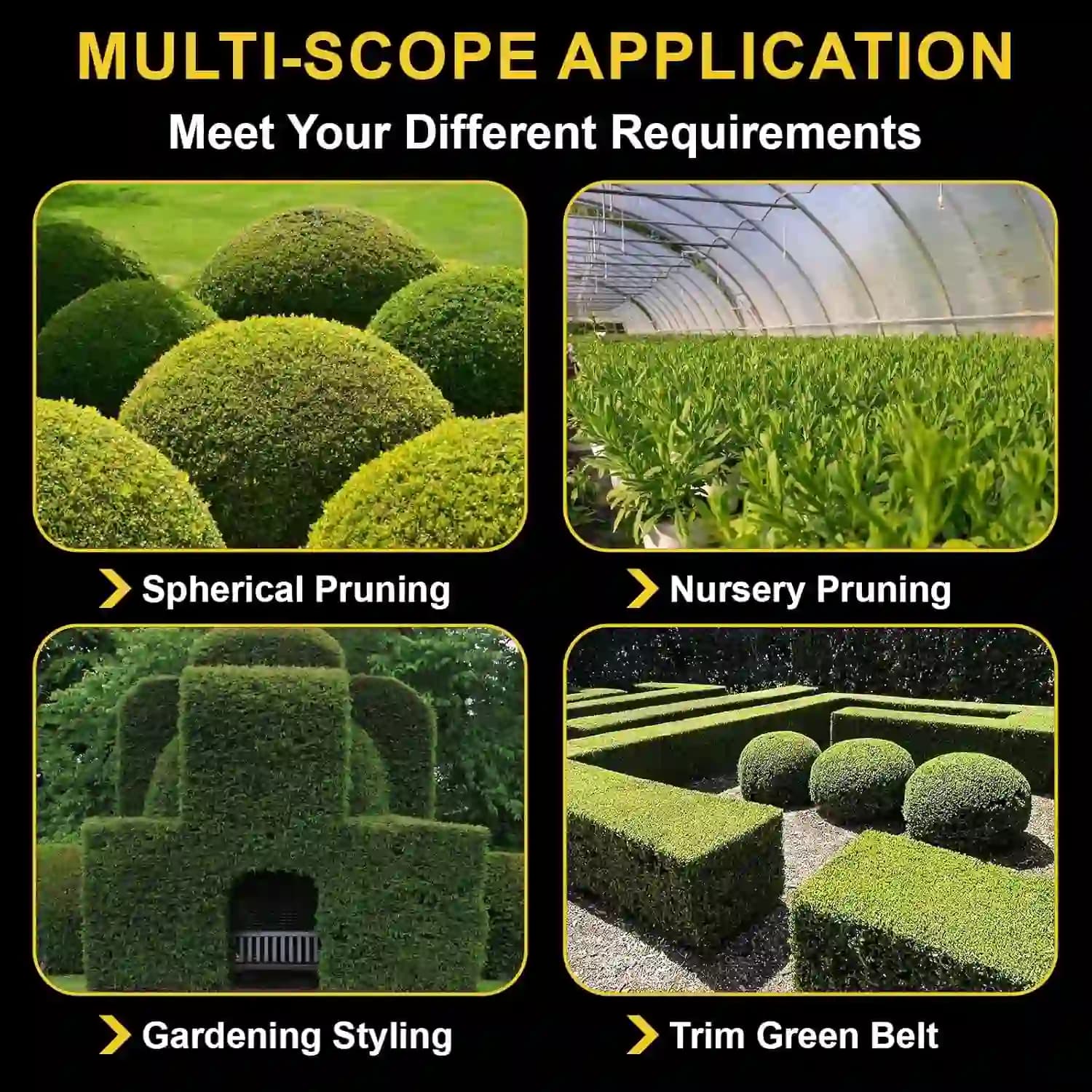 Neptune HT-600 Hedge Trimmer, Powerful 2 Stroke, 26CC Petrol Engine, 24 Dual Serrated Blade, 7500 RPM, 1 Cutting Diameter, Anti-Vibration System - Image 8