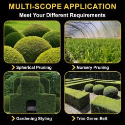 Neptune HT-600 Hedge Trimmer, Powerful 2 Stroke, 26CC Petrol Engine, 24 Dual Serrated Blade, 7500 RPM, 1 Cutting Diameter, Anti-Vibration System 8