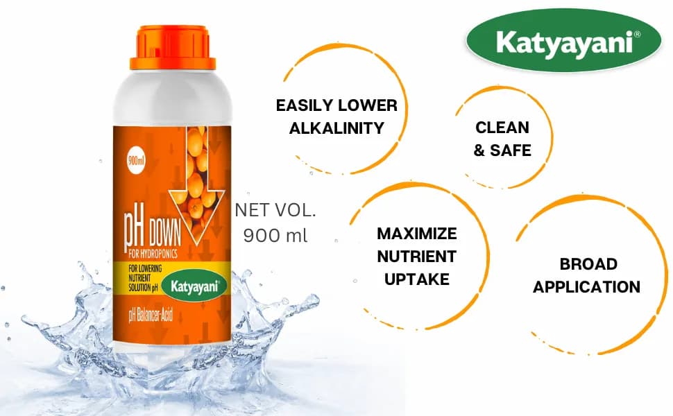 Katyayani pH Down, Advanced Liquid Solution For Hydroponics, Nutrient pH Adjustment - Image 2