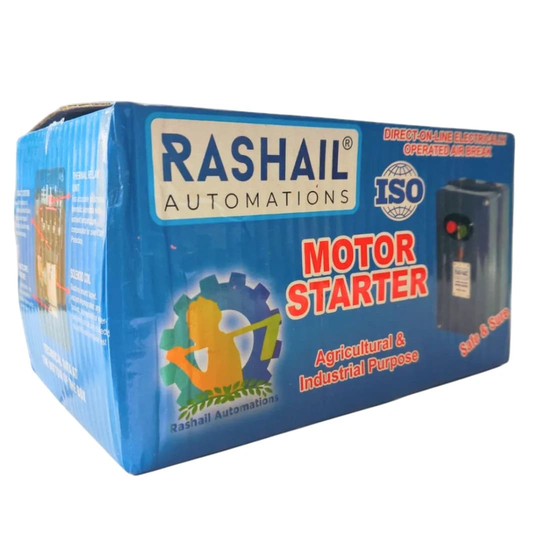 Rashail DOL Motor Starter Up To 10 HP, Efficient Heavy Duty Starter For Agricultural Motors - Image 3