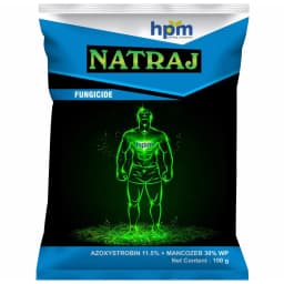 HPM Natraj Azoxystrobin 11.5% + Mancozeb 30% WP, Contact and Systemic Broad Spectrum Fungicide 1