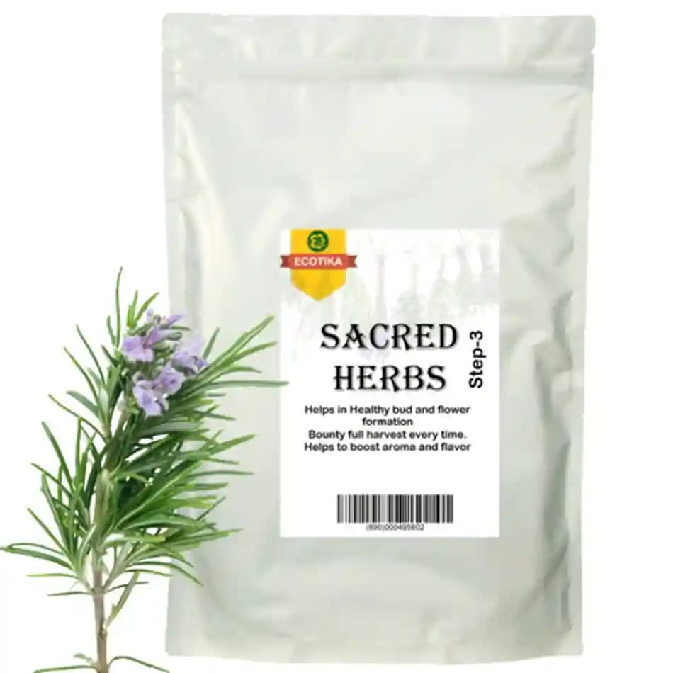 Ecotika Sacred Herbs Organic Fertilizer, Complete Set Of Herbs Growth Management System - Image 1