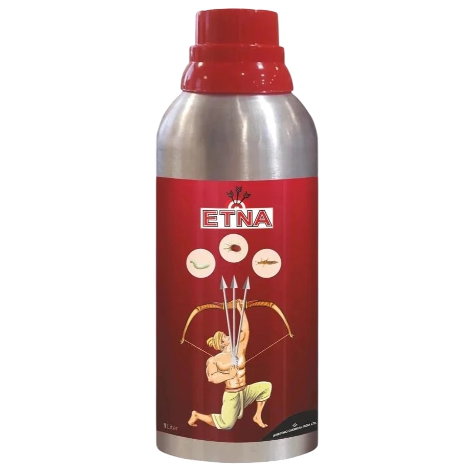 Excel Sumitomo ETNA Profenofos 40% + Fenpyroximate 2.5% EC Insecticide, Effective Against Thrips, Mites, And Other Harmful Insect Pests.