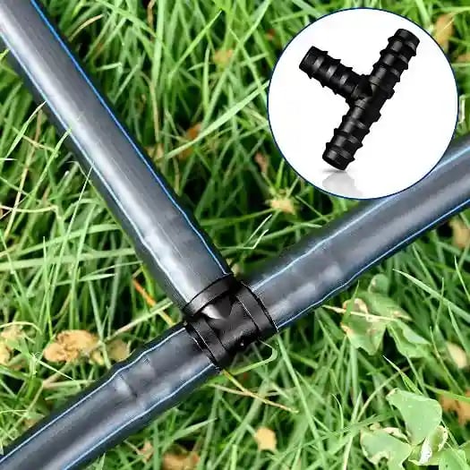 Gokul - Elbow, Lateral Cock, Joiner & Tee Connectors, 16mm Each, Drip Irrigation Accessories (100 Pcs Each)