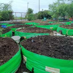 Greeno Biotech Round Vermi Compost Bed, 450 GSM, Durable, & Self Standing, Ideal For Farms, Gardens And Organic Waste Management 2