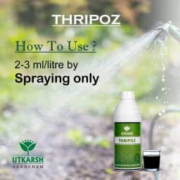 Utkarsh Thripoz, Natural Plants Extract, Against Thrips, Natural Plant Protector For Sucking Pests, Aphids And White Fly 6