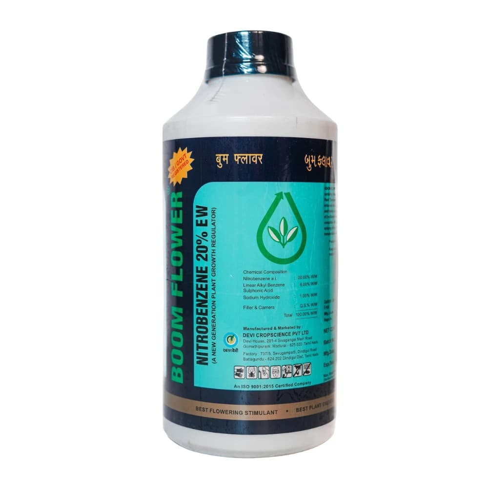 Devi CropScience BOOM FLOWER Nitrobenzene 20% EW Plant Growth Promoter, Energizer And Yield Booster - Image 1