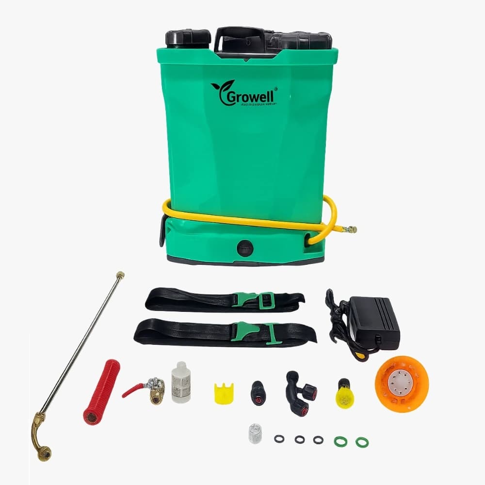 Radhe Agri GROWELL Spray Pump, 12V x 14Ah Lithium-Ion Battery, 135 PSI Copper Motor, Perfect For Long-Term Agricultural Use - Image 2
