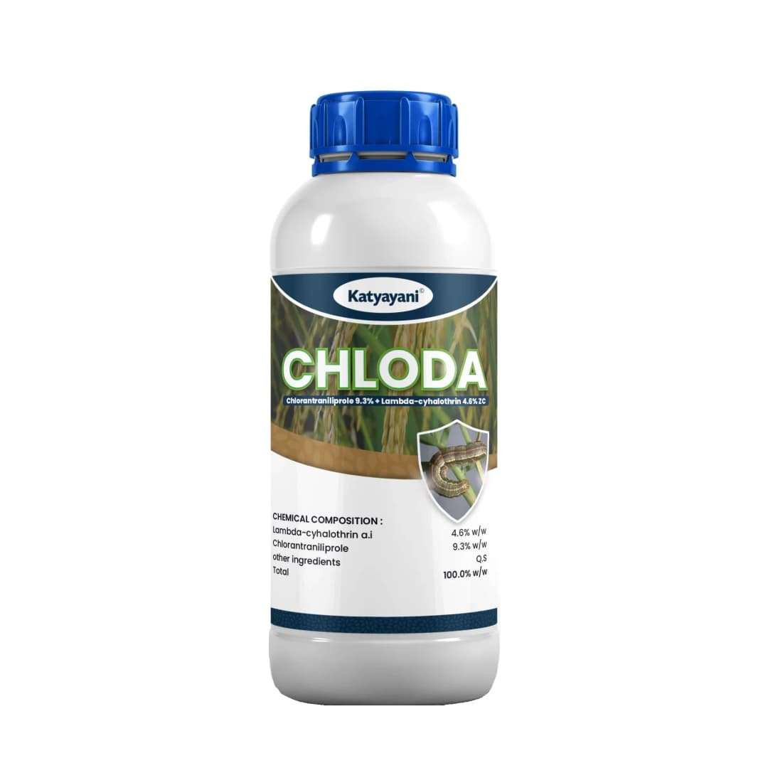 Katyayani Chloda Chlorantraniliprole 9.3% + Lambda Cyhalothrin 4.6% ZC Insecticide, for Effective Pest Control for Crops
