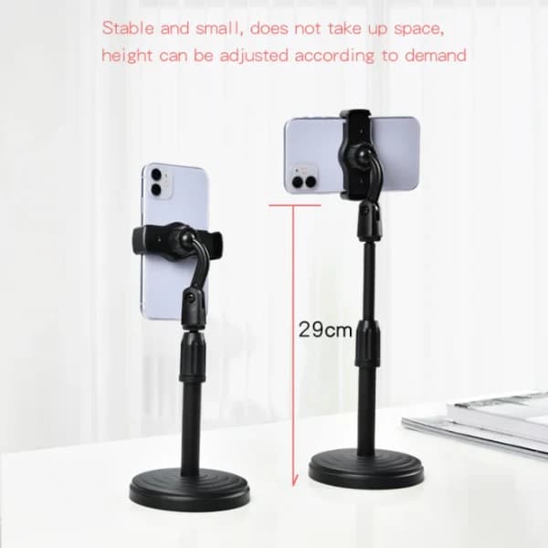 Universal Mobile Stand Holder, Height Adjustable 360 Degree Rotation - Image 5