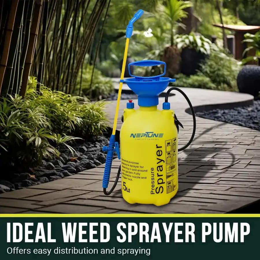 Neptune NF-5.0 Hand Operated Sprayer, 5-Liter Adjustable Shoulder Strap, Pressure Relief Valve, Ideal for Gardening, Agriculture Use - Image 6