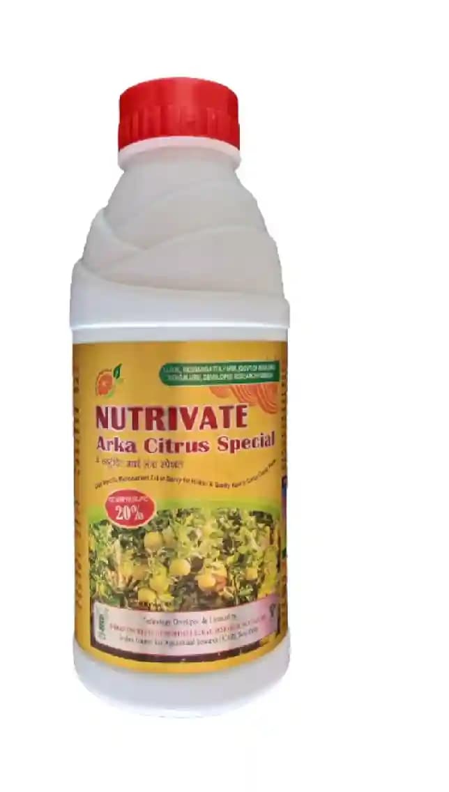 Greenovate Nutrivate Arka Citrus Special Micronutrient Fertilizer Liquid Form, Reduces hidden hunger of Crop