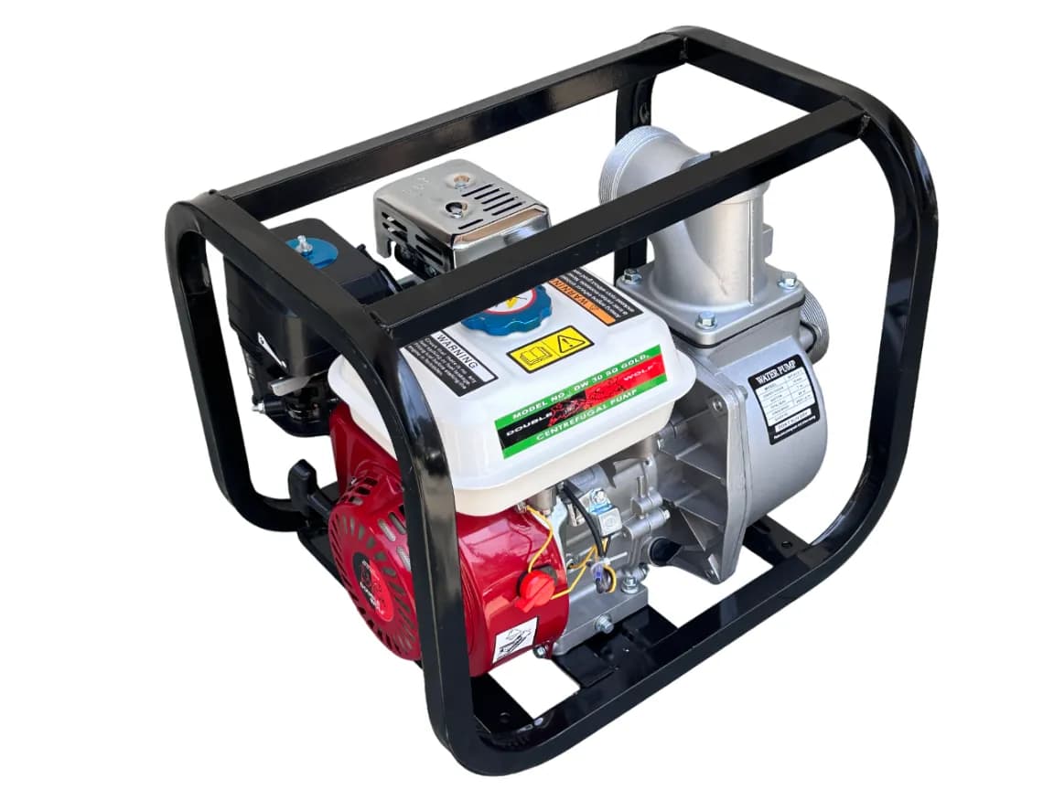Double Wolf 3 Inch Centrifugal Water Pump, 4-Stroke Petrol Engine, Perfect For Irrigation, Dewatering, Etc - Image 3