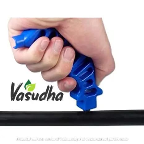 Vasudha Irrigation 4 mm Hole Punch Blue Handle For Create Precise Openings In Drip Irrigation - Image 2