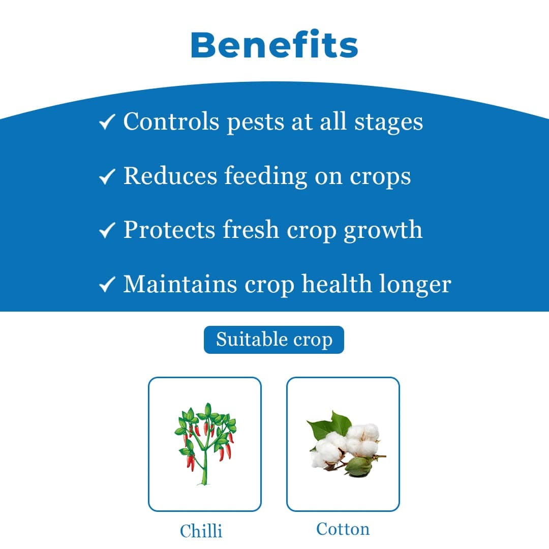Krishigiri DIBIFEN Diafenthiuron 47% + Bifenthrin 9.4% SC Insecticide, Contact And Stomach, Effective Pest Control In Cotton And Chilli Crops - Image 4