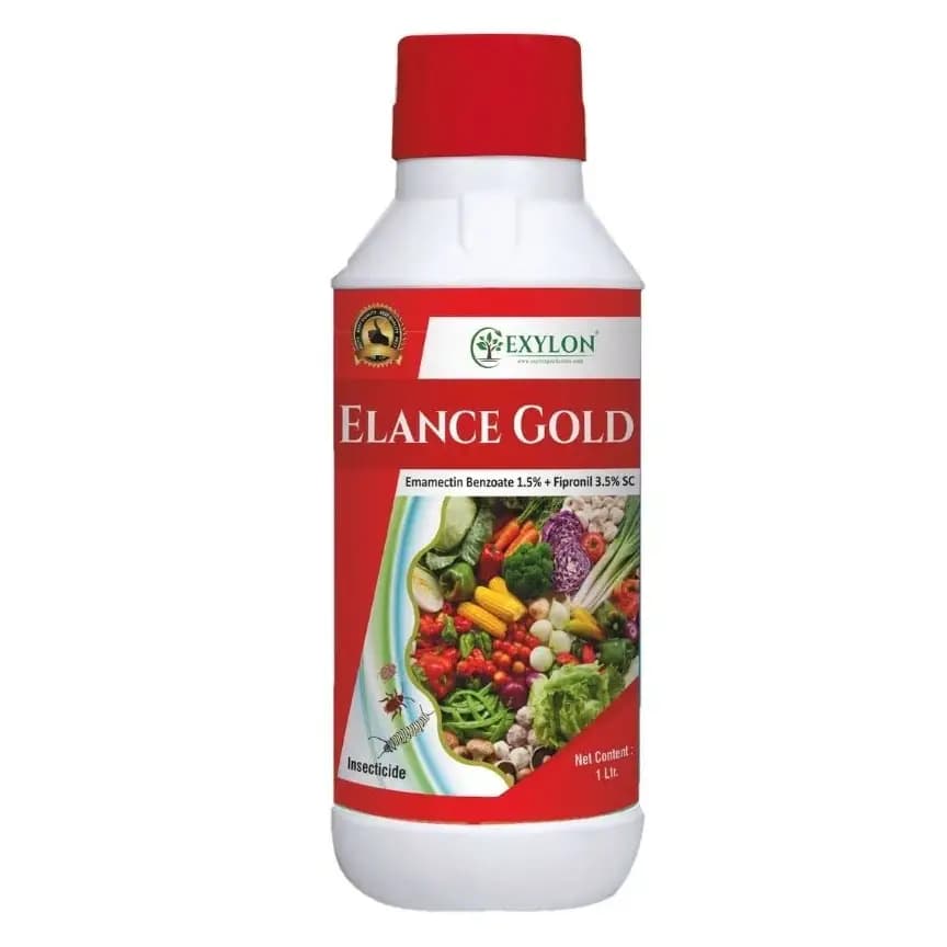 Exylon Elance Gold Emamectin 1.5% + Fipronil 3.5% SC Insecticide, Broad-Spectrum, Effective Pest Control In Multiple Crops