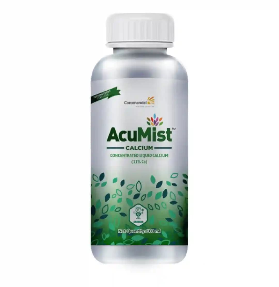 Coromandel Acumist Calcium Foliar Spray Fertilizer, Specifically Formulated To Ensure Maximum Safety To The Crops