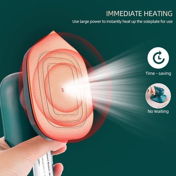 Mini Steamer & Iron 2 In 1 Portable - Image 4