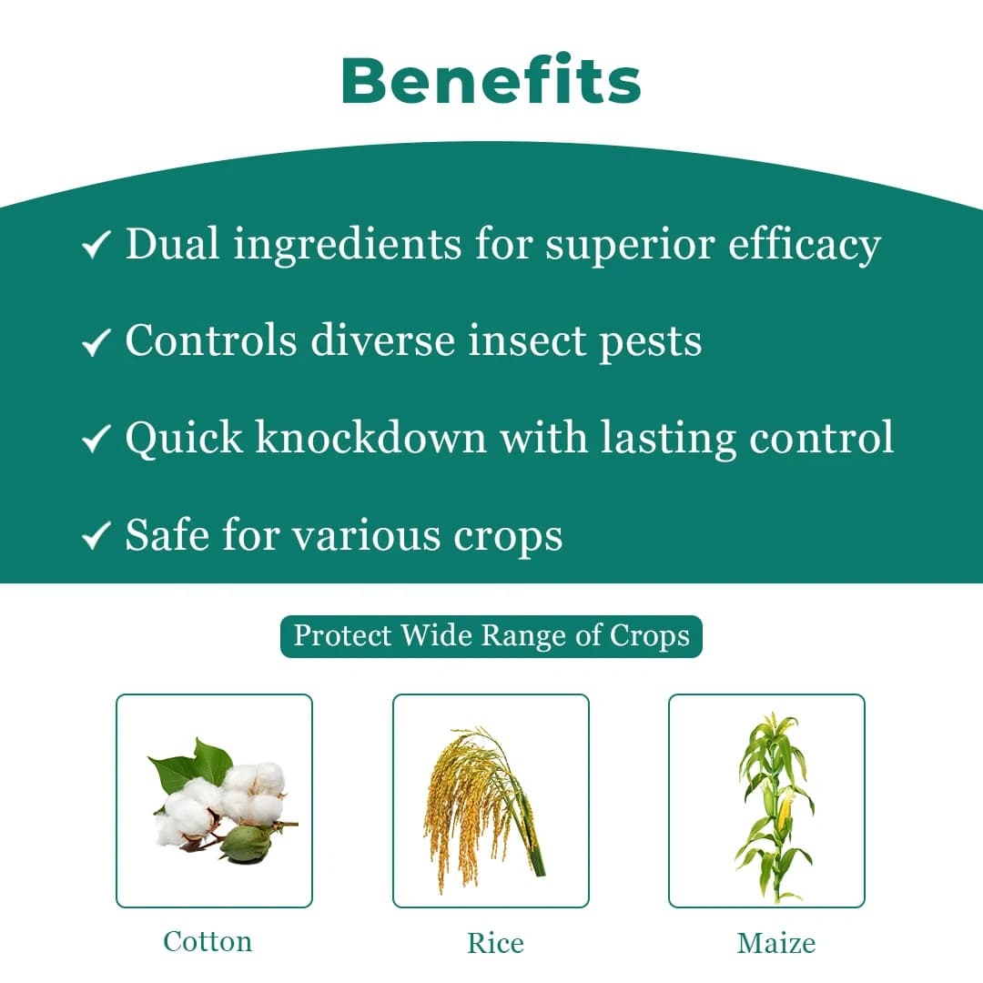 Agriventure Ethiccyper (Ethion 40% + Cypermethrin 5% Ec) Insecticide, Highly Effective Against Bollworms - Image 4