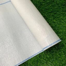 Singhal 150 GSM Weed Barrier Sheet, Landscape Fabric, Heavy Duty, Weed Block Gardening Mat For Gardens (White) 2