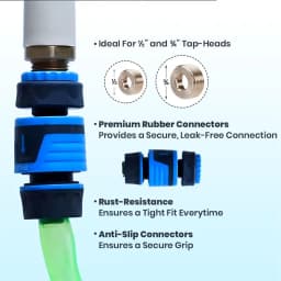 IFFCO Urban Garden Hose Spray Gun, Spray Patterns, Leak-Proof, Rust-Resistant Watering Spray Gun 4