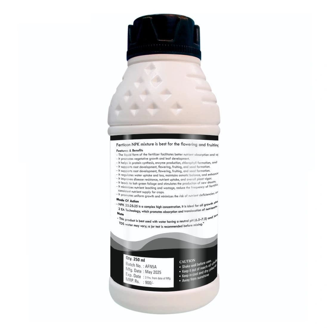 Annadata FERICON Npk 25:25:25 Nano Emulsion-Based Liquid Fertilizer, Suitable For All Crops - Image 3