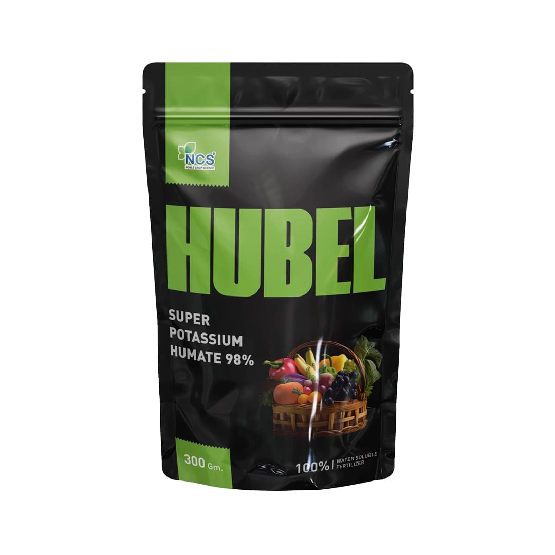 HUBEL - Humic Acid 98% Potassium Humate, Suitable for All Crops, Enhances Root Mass, Brix Level, and Plant Growth