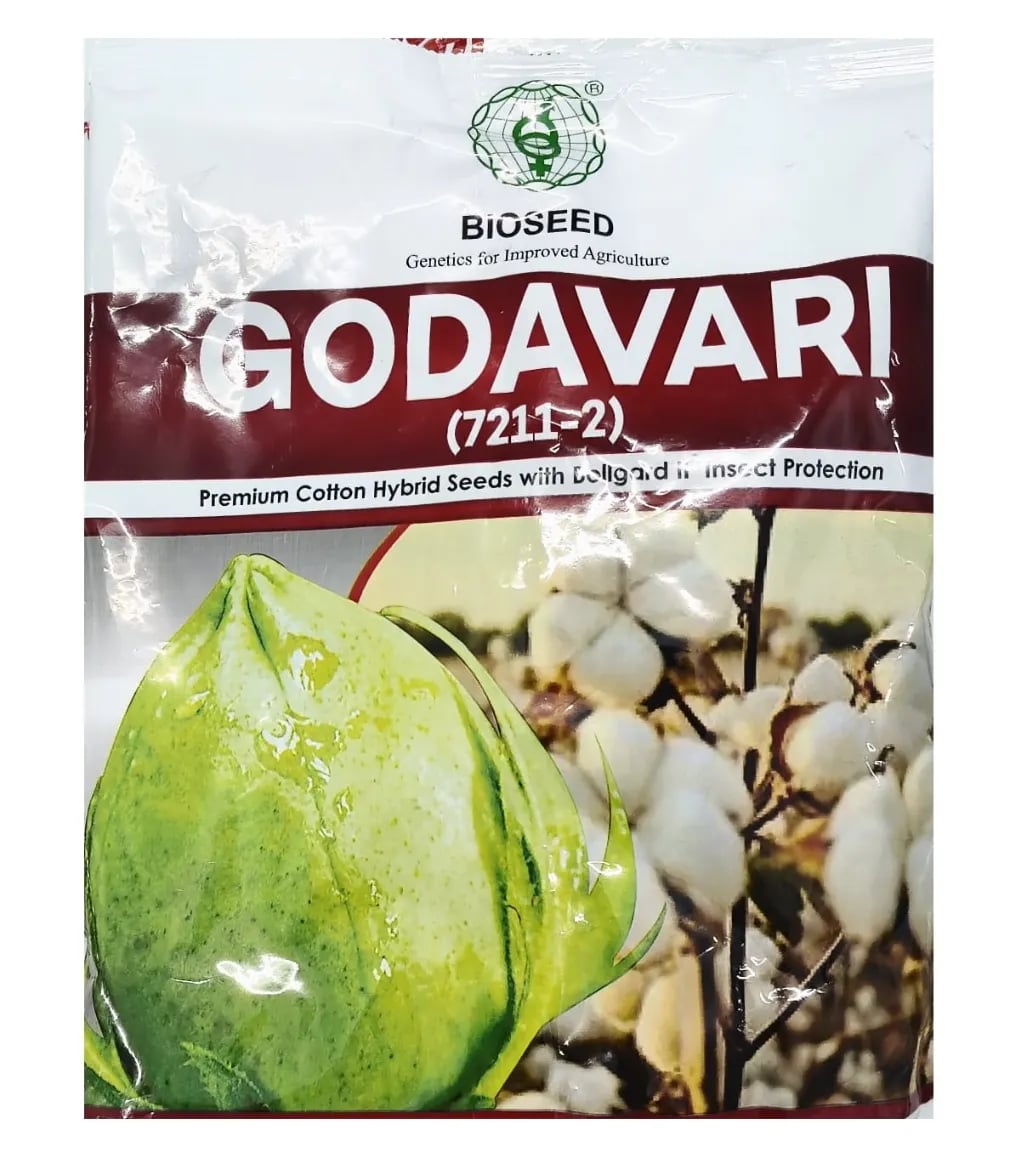 Bioseed Godavari (7211-2) Cotton Seeds, Early Maturity, High Yield Potential