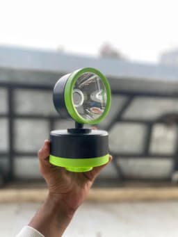 Rotating DC Light Crop Protection From Wild Animals 50watt 8hrs Backup 4500mAh Battery, Provides Enhanced Protection For Agriculture Fields 3