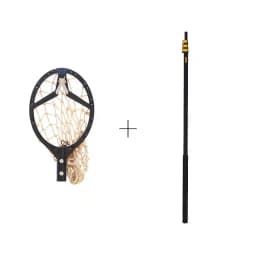 हेक्टेयर हल्के वजन का मैंगो फ्रूट पिकर, 4 बदली जा सकने वाली तेज ब्लेड और कॉटन नेट के साथ फ्रूट हार्वेस्टर, फ्रूट हार्वेस्टर (बिना पोल के) 10