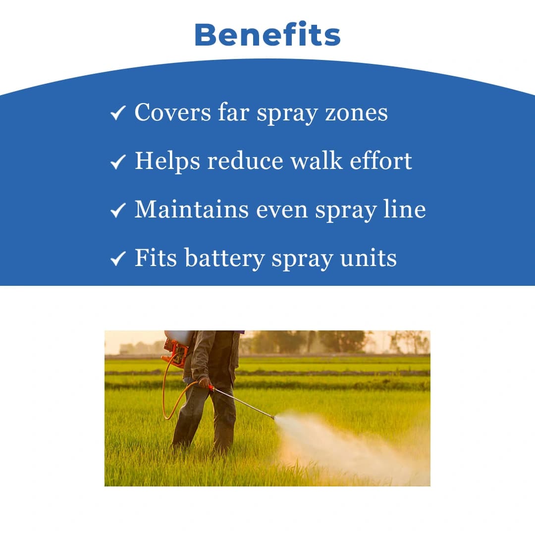 Pad Corp Boom Lance Can Be Attached Any Battery Sprayer Lance Length 8.5 Feet - Image 4