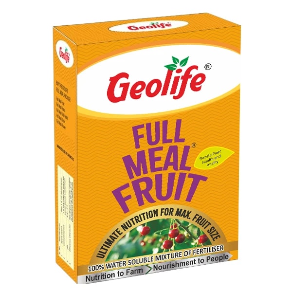 Geolife FULL MEAL FRUIT Water Soluble Mixer Fertilizer, Effective Fruit Development Nutrient Blend With Orthosilicic Acid
