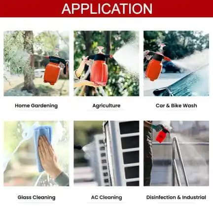 Balwaan SP 15 Manual Sprayer, Use For Herbicides, Pesticides, Fertilizers In Gardening, 1.5 L Capacity, Red Color - Image 2