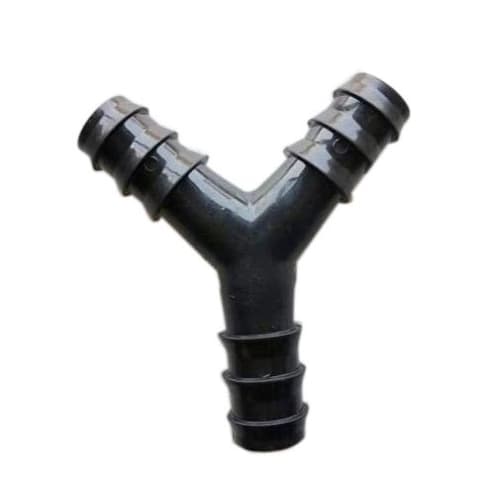 Siddhi Y Tee Connector 16 MM, Drip Irrigation Accessories, Leak-Proof Pipe Splitter - Image 1