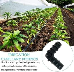 Radhe Elbow L Connector 16mm, Garden Drip Irrigation Accessories For 16mm Pipe 5