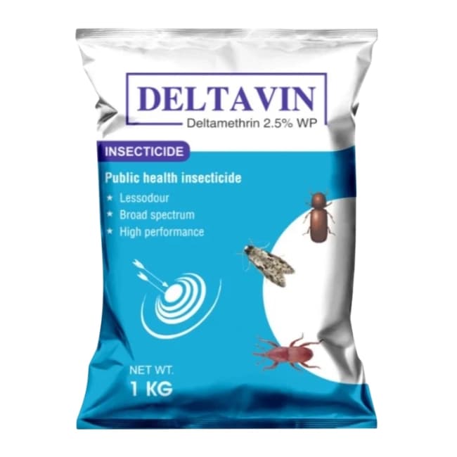 Lotus DELTAVIN Deltamethrin 2.5% WP Insecticide, Effective For Mosquito, Fly And Grain Pest Control - Image 1