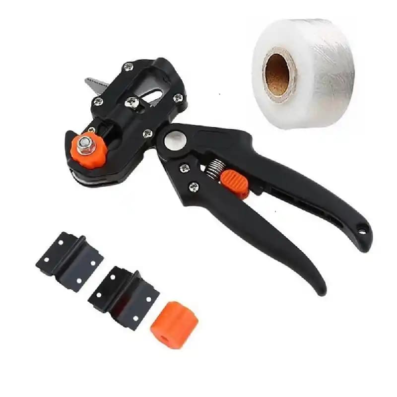 SK Organic Grafting Tool + 3 Blades including Pruner and Grafting Tape, Easy To Use. - Image 1