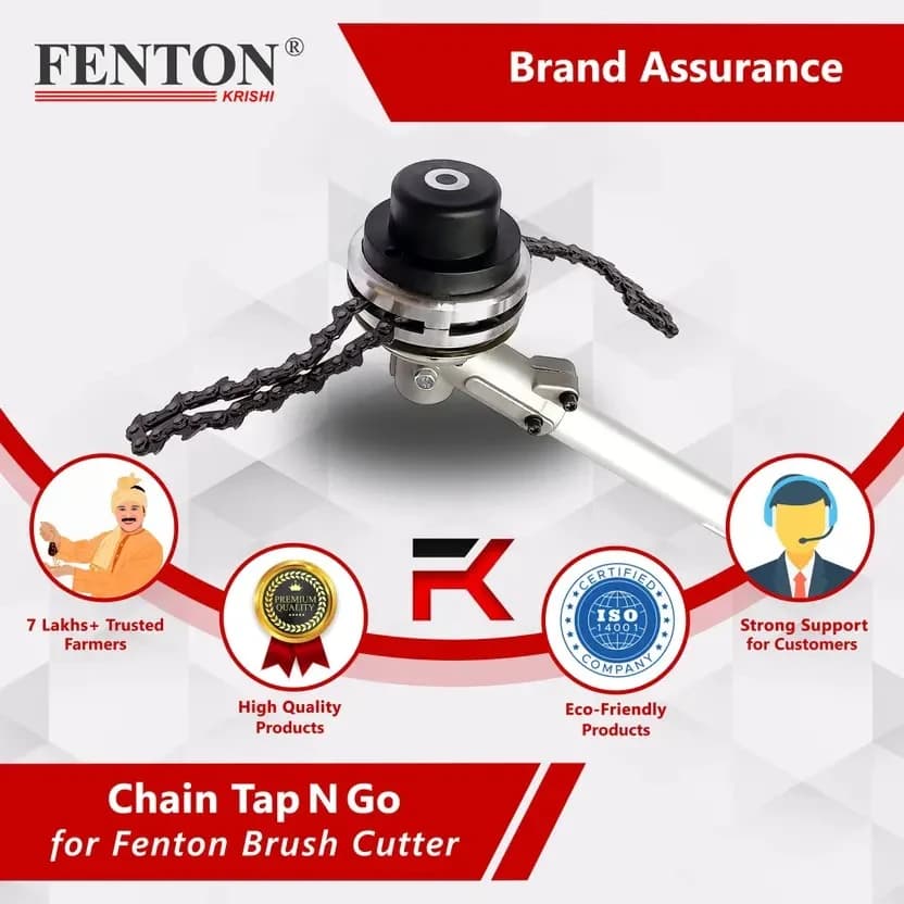 Fenton Krishi FKT-TP-C Chain Tap N Go For Brush Cutter, Fuel Grass Trimmer (Automated Feed) - Image 4