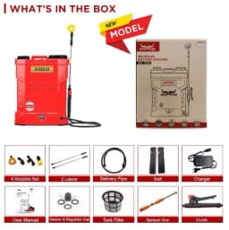 Balwaan BS 22D Double Motor Battery Sprayer, 12 Volt X 12 Amp, Knapsack Sprayer, 20 Litre Tank Capacity, Made In India Spray Pump. 2