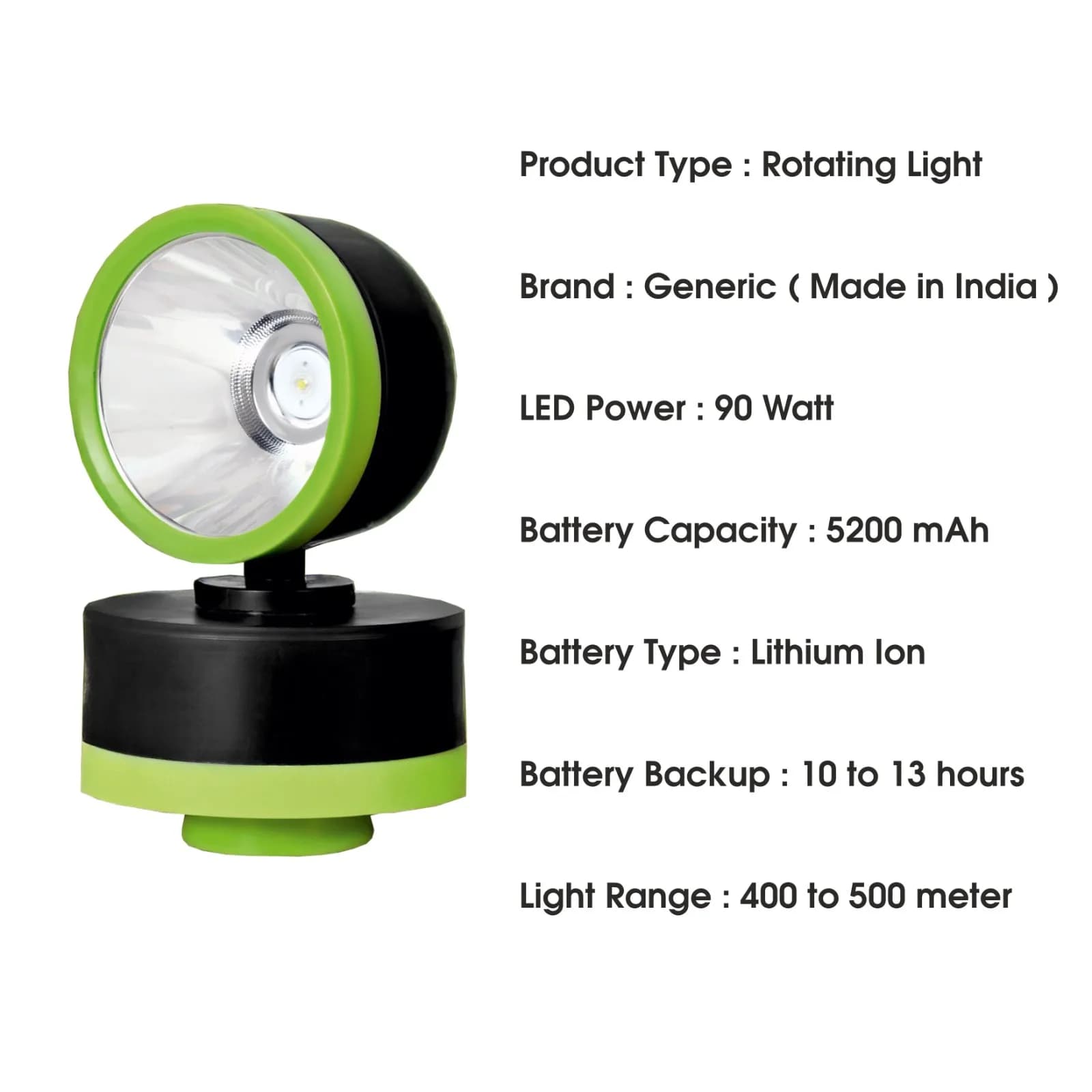 Radhe Single Face Divadandi Light - 360 Degree Rotating Led Light - Image 3