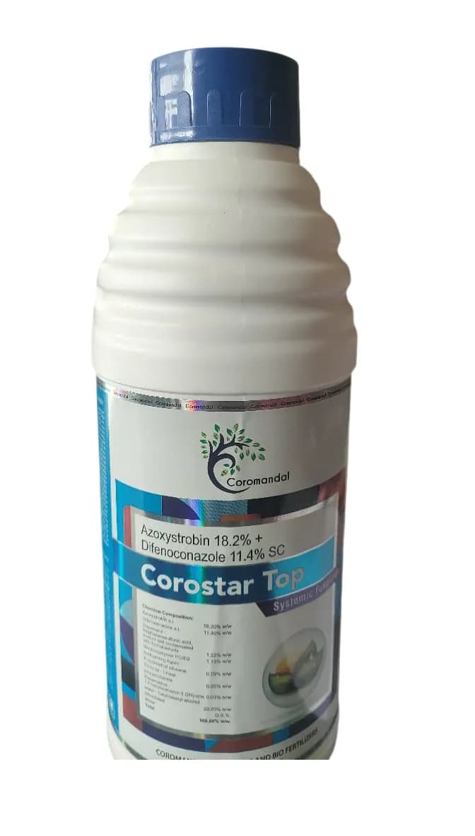 Coromandel Corostar Azoxystrobin 18.2% + Difenoconazole 11.4% Sc Contact and Systemic Fungicide - Image 6