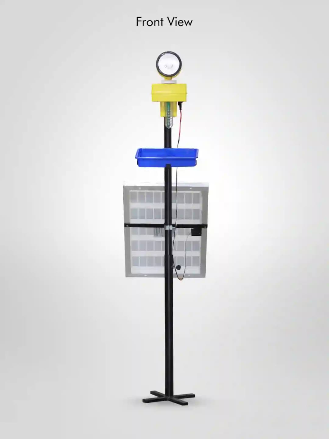 V-SAR Smart Radar Solar Light, 360 Degree Rotating Light With Insect Trap, Waterproof, 15W Panel And Siren Alarm - Image 7