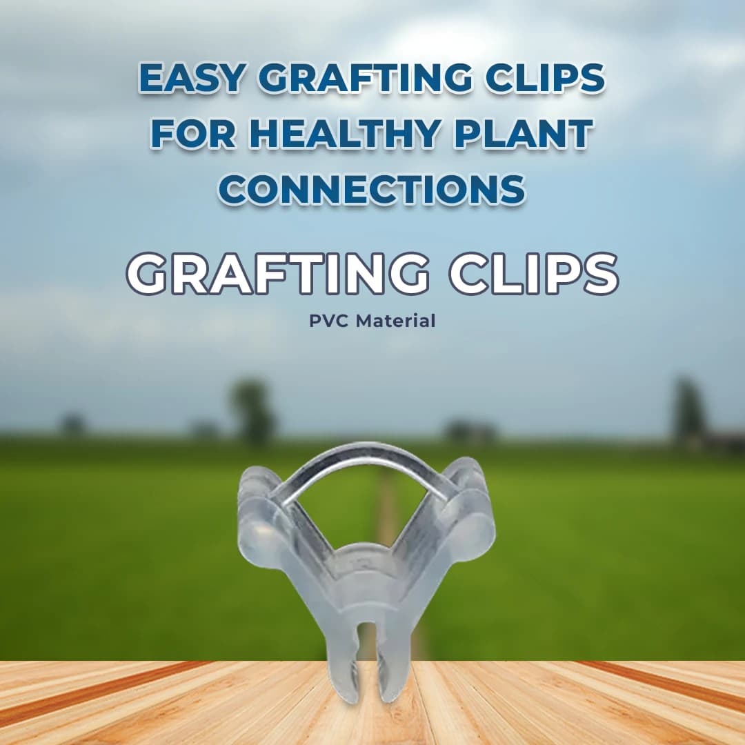 Siddhi Garden Plant Grafting Clip 4 to 6 mm Grafting Clip White,Plant Straightener Clip - Image 2