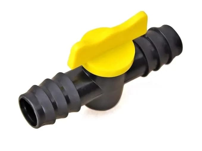 Radhe Straight Connector With Tap Joiner, Garden Drip Irrigation Accessories, Regulates Flow For 16mm Pipe - Image 3